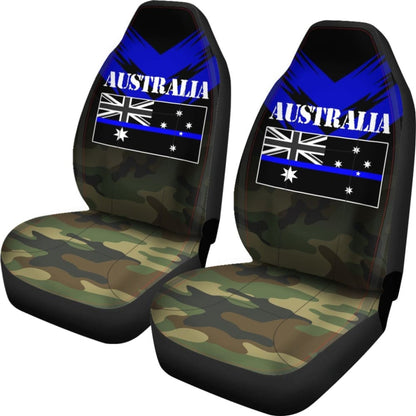 Australia Flag Car Seat Covers The Thin Blue Line