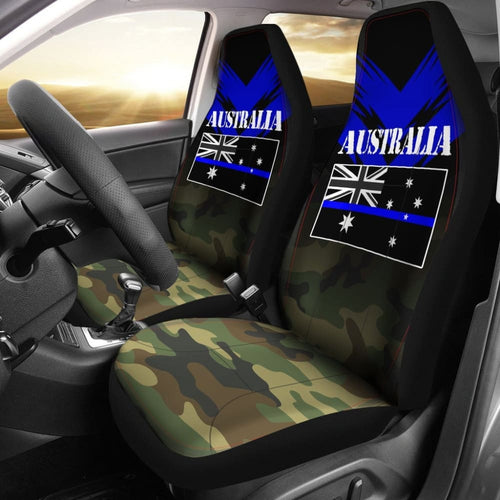 Australia Flag Car Seat Covers The Thin Blue Line