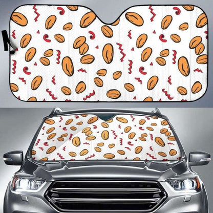 Peanuts Pattern Background Car Auto Sun Shades