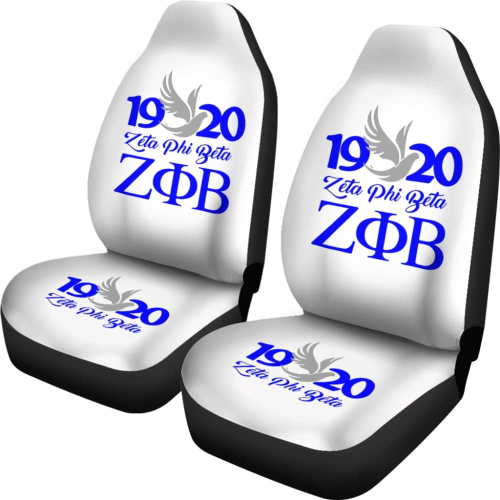 Zeta Phi Beta Custom Car Decoration Car Seat Covers