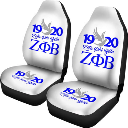 Zeta Phi Beta Custom Car Decoration Car Seat Covers