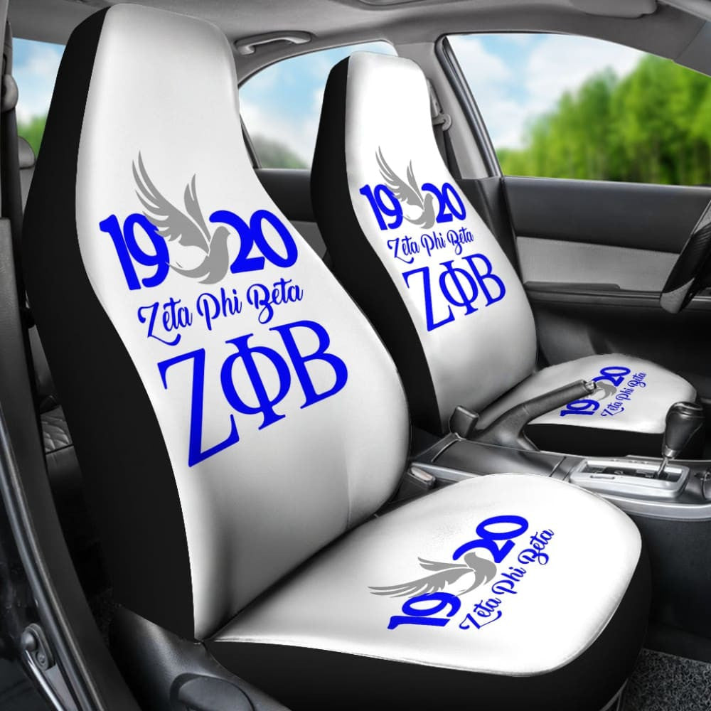 Zeta Phi Beta Custom Car Decoration Car Seat Covers