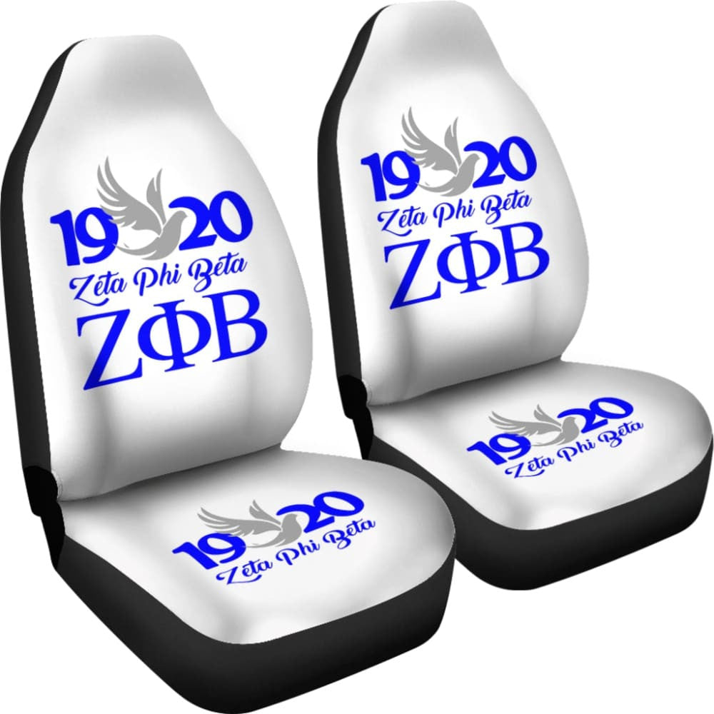 Zeta Phi Beta Custom Car Decoration Car Seat Covers