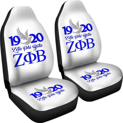 Zeta Phi Beta Custom Car Decoration Car Seat Covers