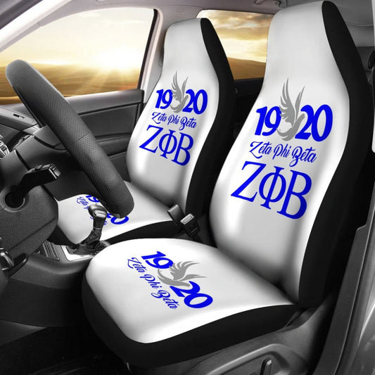 Zeta Phi Beta Custom Car Decoration Car Seat Covers