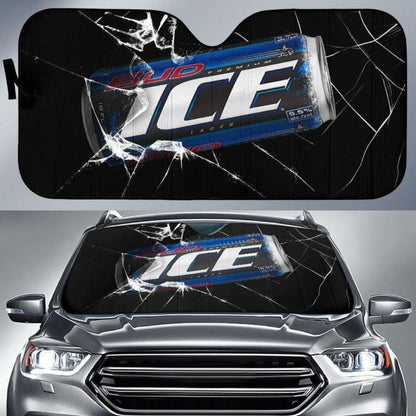 Bud Ice Auto Sun Shade Car Sun Visor Funny For Beer Lover