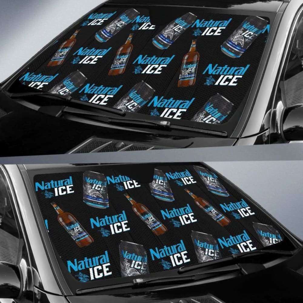 Natural Ice Car Sun Shade Auto Sun Visor For Beer Lover