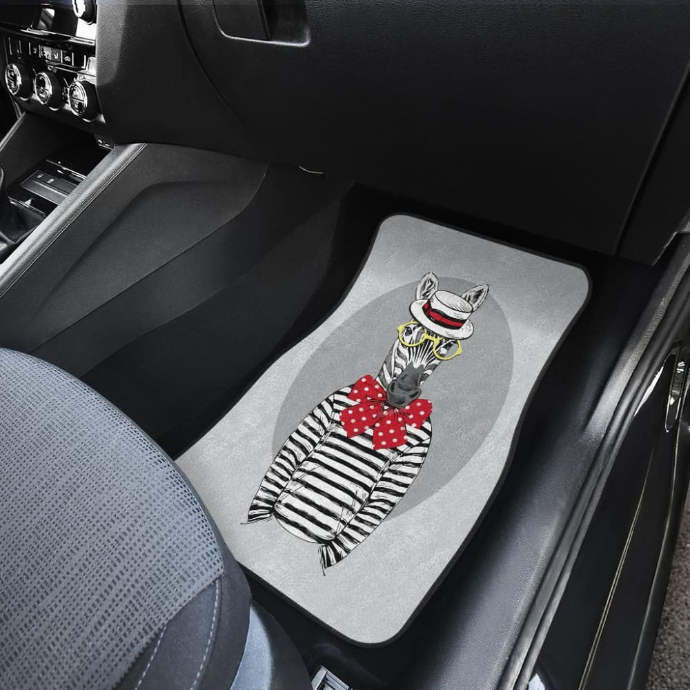 Need Friend For Travel, Why Not A Zebra Car Floor Mats