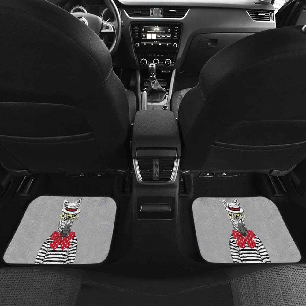 Need Friend For Travel, Why Not A Zebra Car Floor Mats