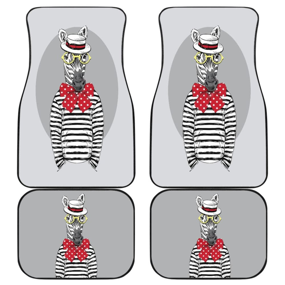 Need Friend For Travel, Why Not A Zebra Car Floor Mats