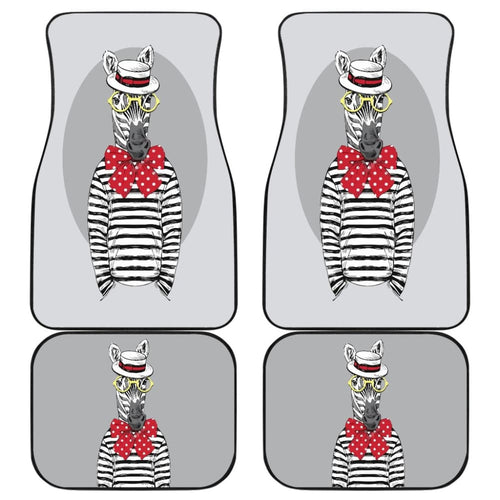 Need Friend For Travel, Why Not A Zebra Car Floor Mats