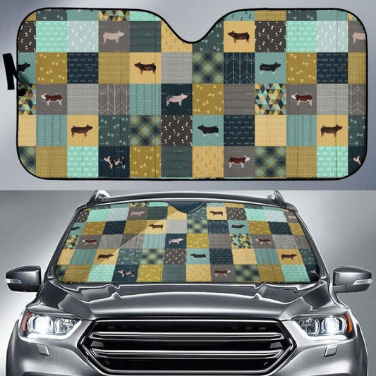 Auto Sun Shades - Pig