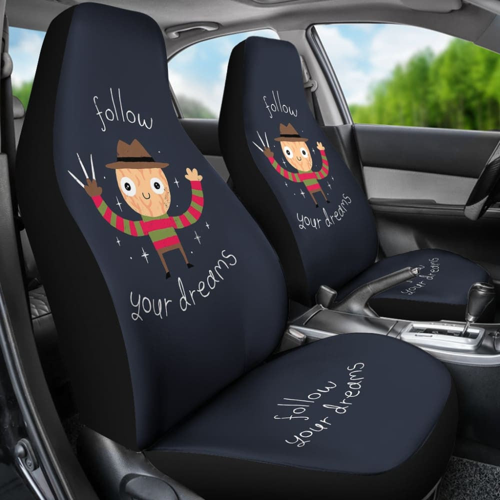 Freddy Krueger Always Follow Your Dreams Car Seat Covers