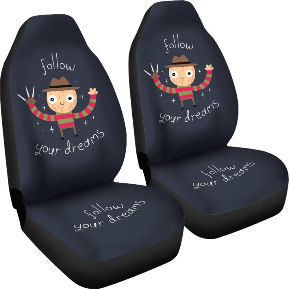 Freddy Krueger Always Follow Your Dreams Car Seat Covers