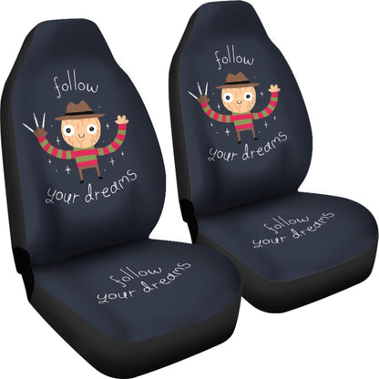 Freddy Krueger Always Follow Your Dreams Car Seat Covers