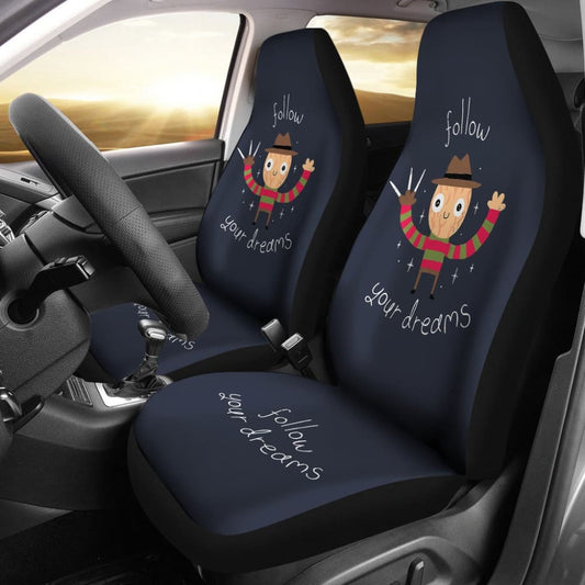 Freddy Krueger Always Follow Your Dreams Car Seat Covers