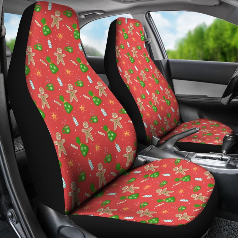 Christmas Gingerbread Xmas Style Car Seat Covers