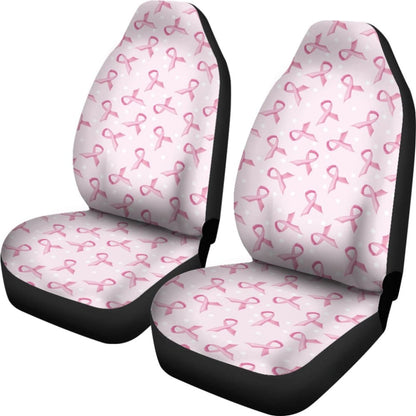 Car Seat Covers Pink Ribbon For Breast Cancer Awareness