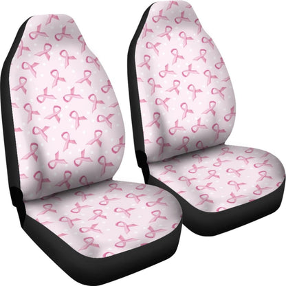 Car Seat Covers Pink Ribbon For Breast Cancer Awareness