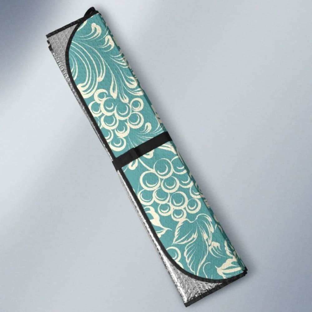 Classic Hand Drawn Grape Pattern Car Auto Sun Shades