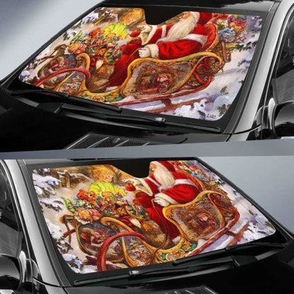 Vintage Santa Christmas Sun Shade Amazing Best Gift Ideas