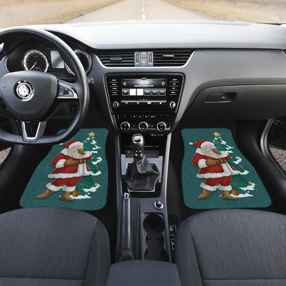 Christmas Santa Claus Custom Car Accessories Car Floor Mats