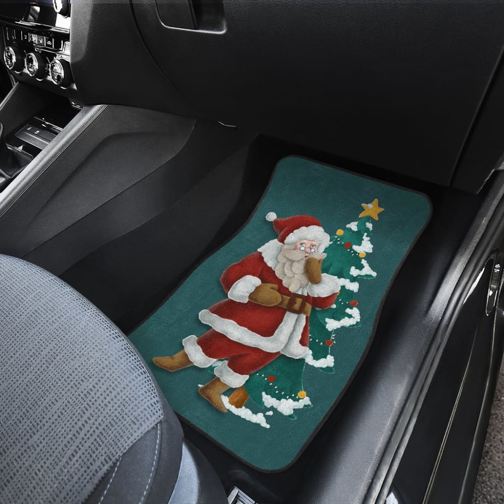 Christmas Santa Claus Custom Car Accessories Car Floor Mats
