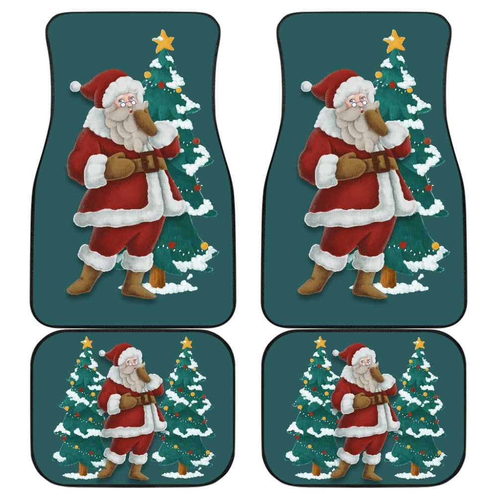 Christmas Santa Claus Custom Car Accessories Car Floor Mats