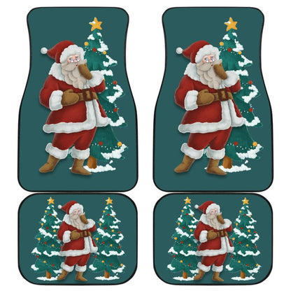 Christmas Santa Claus Custom Car Accessories Car Floor Mats