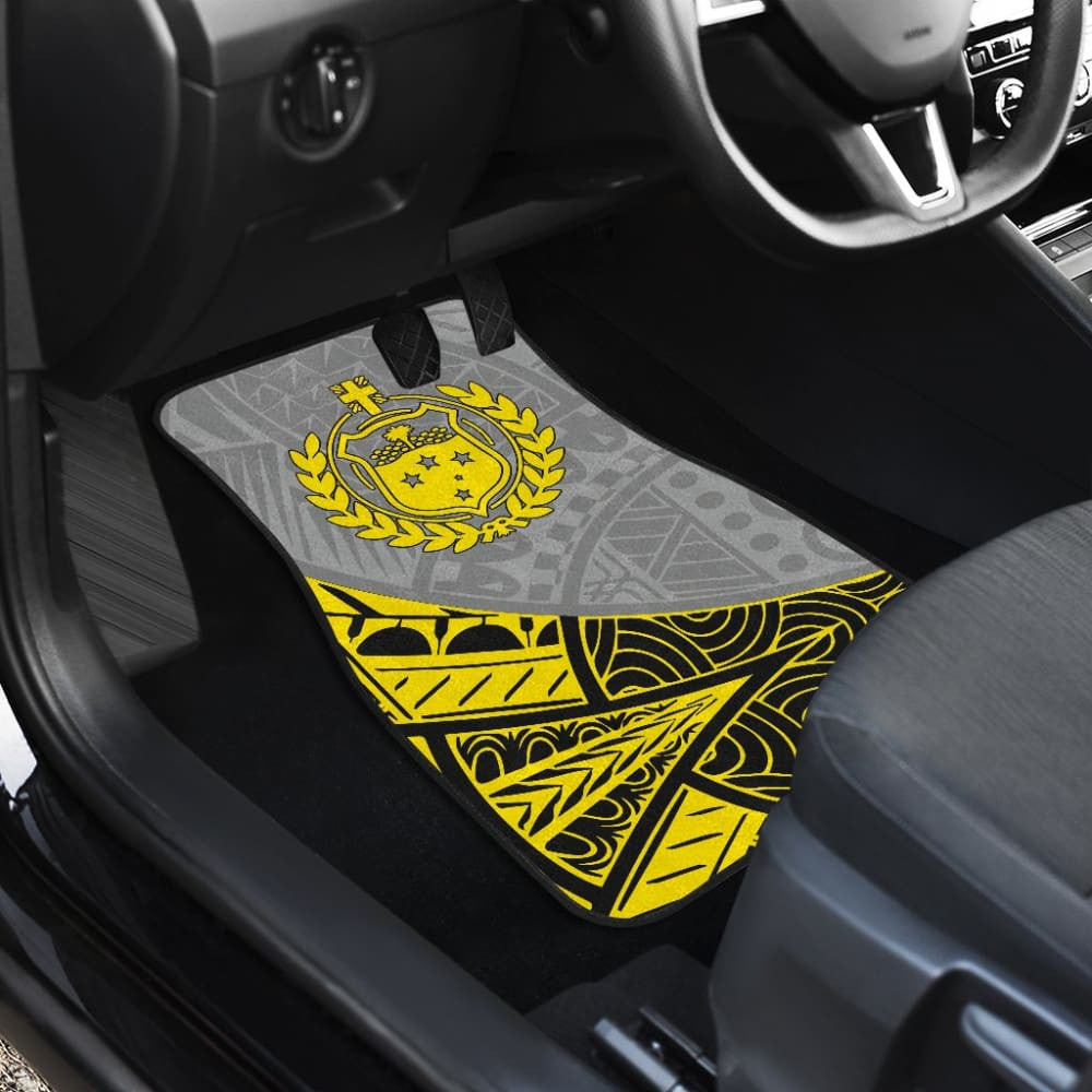 Polynesian Tattoo Samoan Tribal Car Floor Mats