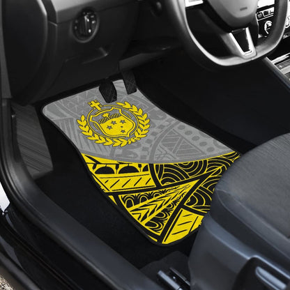 Polynesian Tattoo Samoan Tribal Car Floor Mats
