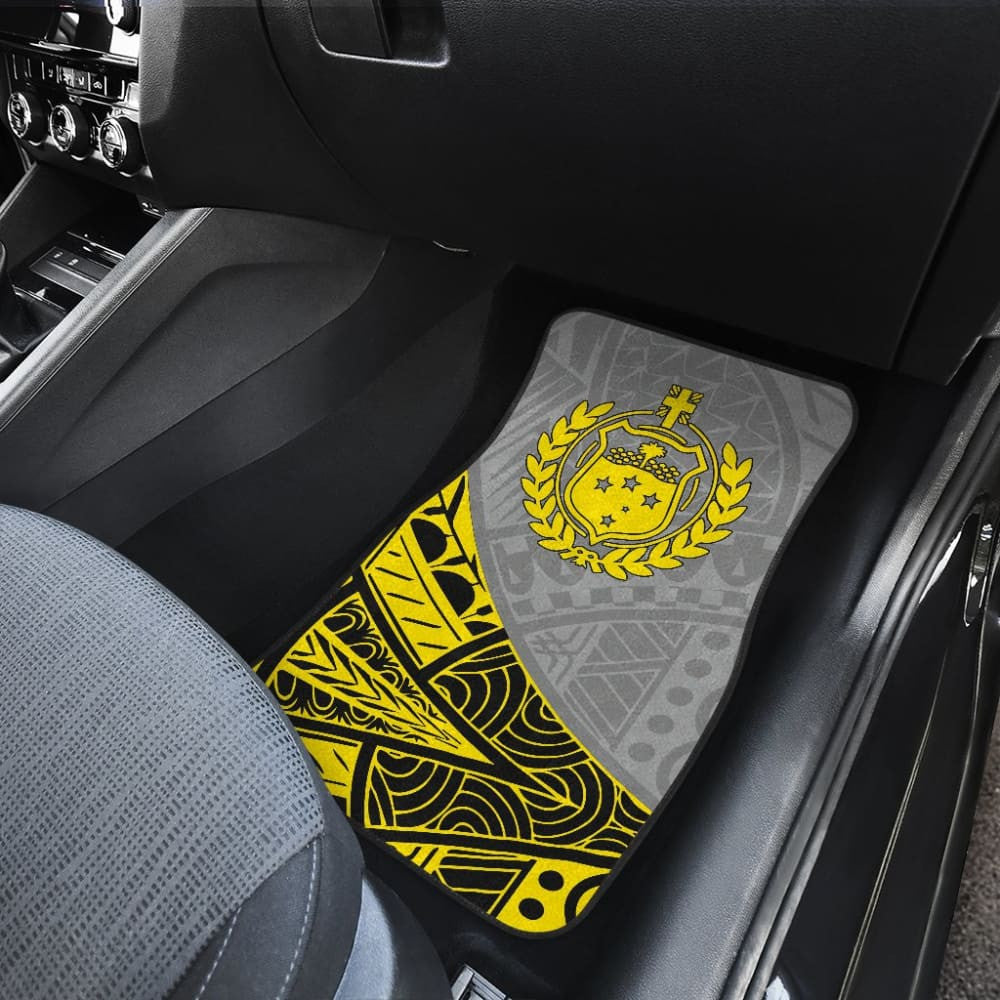 Polynesian Tattoo Samoan Tribal Car Floor Mats
