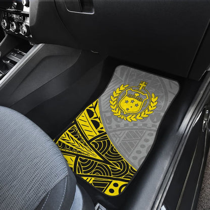 Polynesian Tattoo Samoan Tribal Car Floor Mats