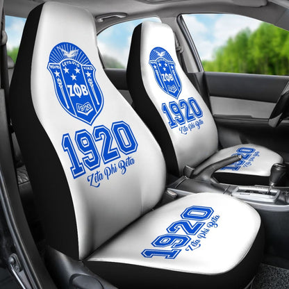 Zeta Phi Beta Custom Car Interior Decor Car Seat Covers