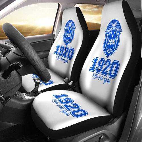 Zeta Phi Beta Custom Car Interior Decor Car Seat Covers