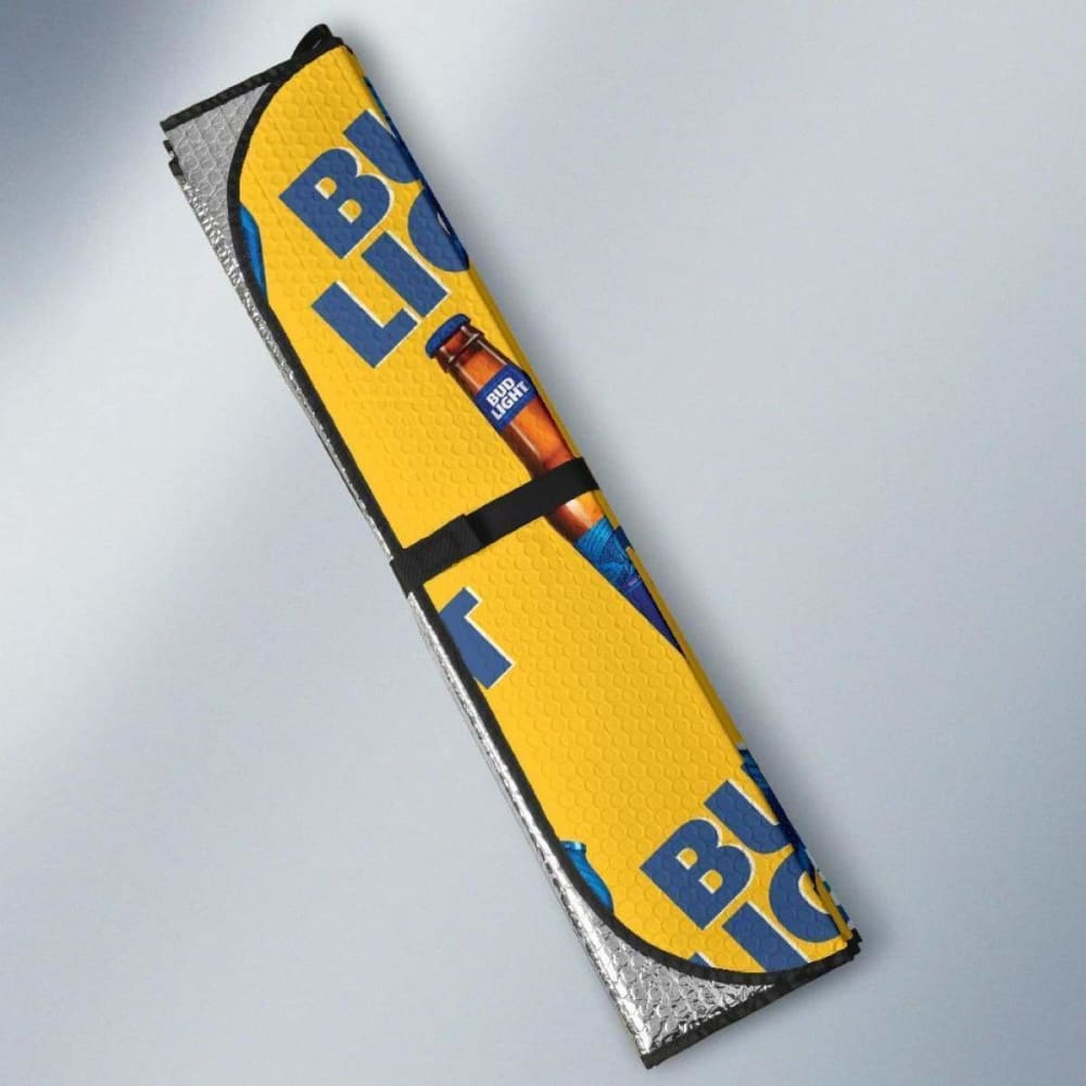 Bud Light Car Sun Shade Auto Sun Visor For Beer Lover