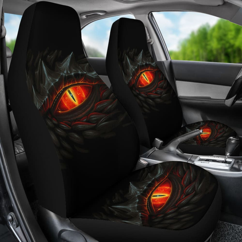 Fire Dragon Eye Custom Car Accessories Car Seat Covers