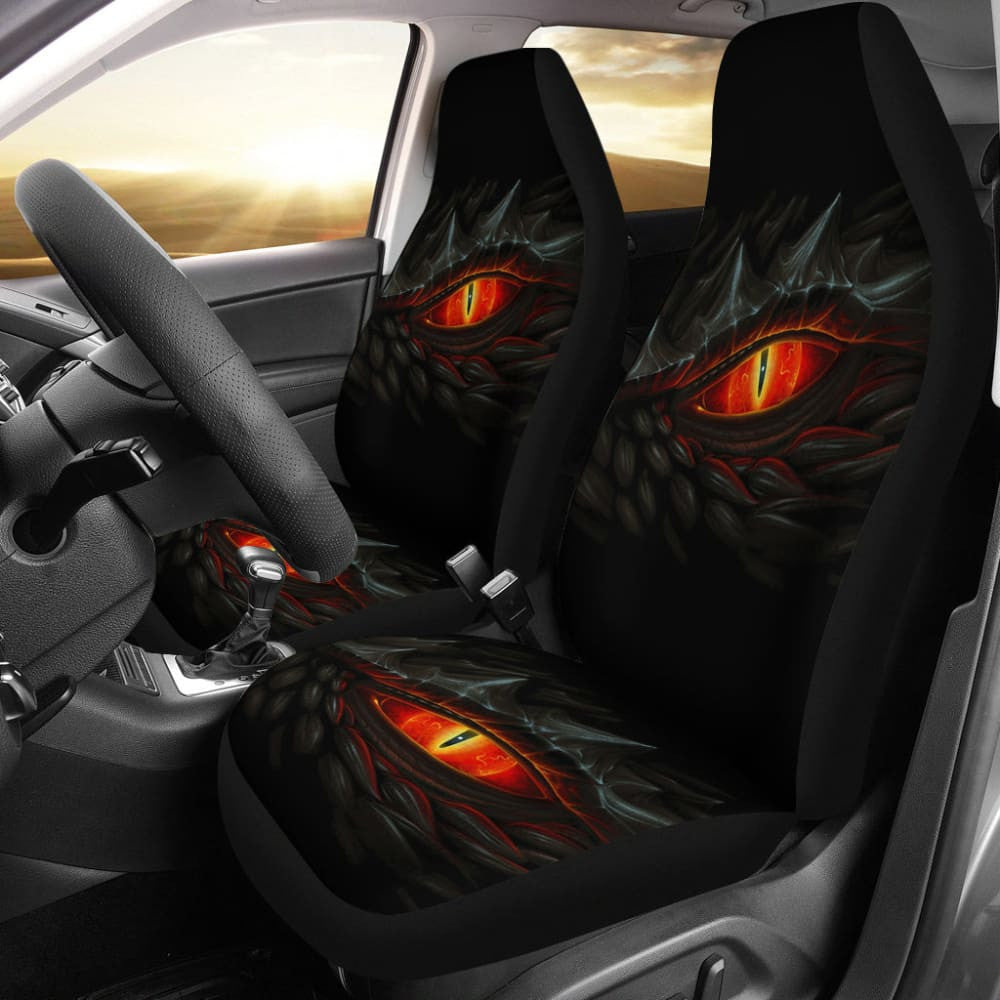 Fire Dragon Eye Custom Car Accessories Car Seat Covers
