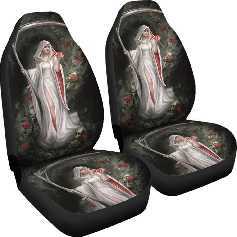Romantic And Deadly Queen Grim Reaper Car Seat Covers