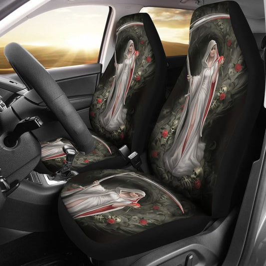 Romantic And Deadly Queen Grim Reaper Car Seat Covers