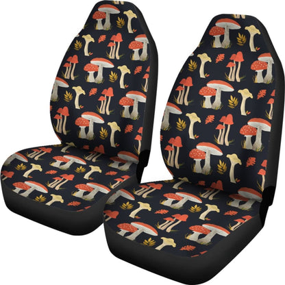 Colorful Mushroom Pattern Car Seat Covers