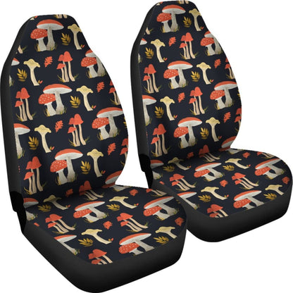 Colorful Mushroom Pattern Car Seat Covers