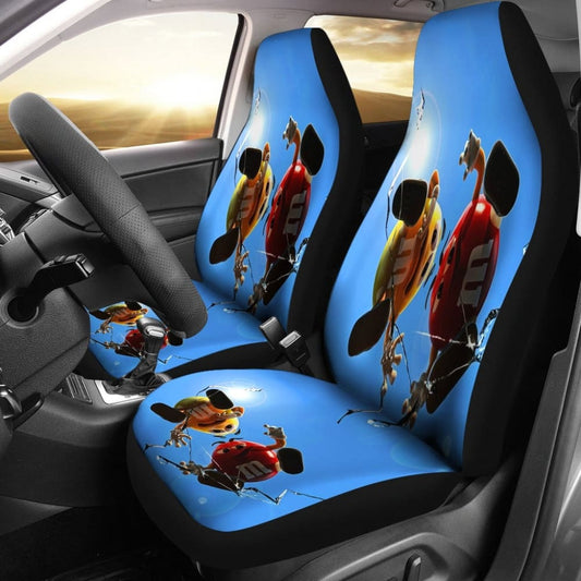 Over Broken Glass M&M Chocolate-Seat Covers