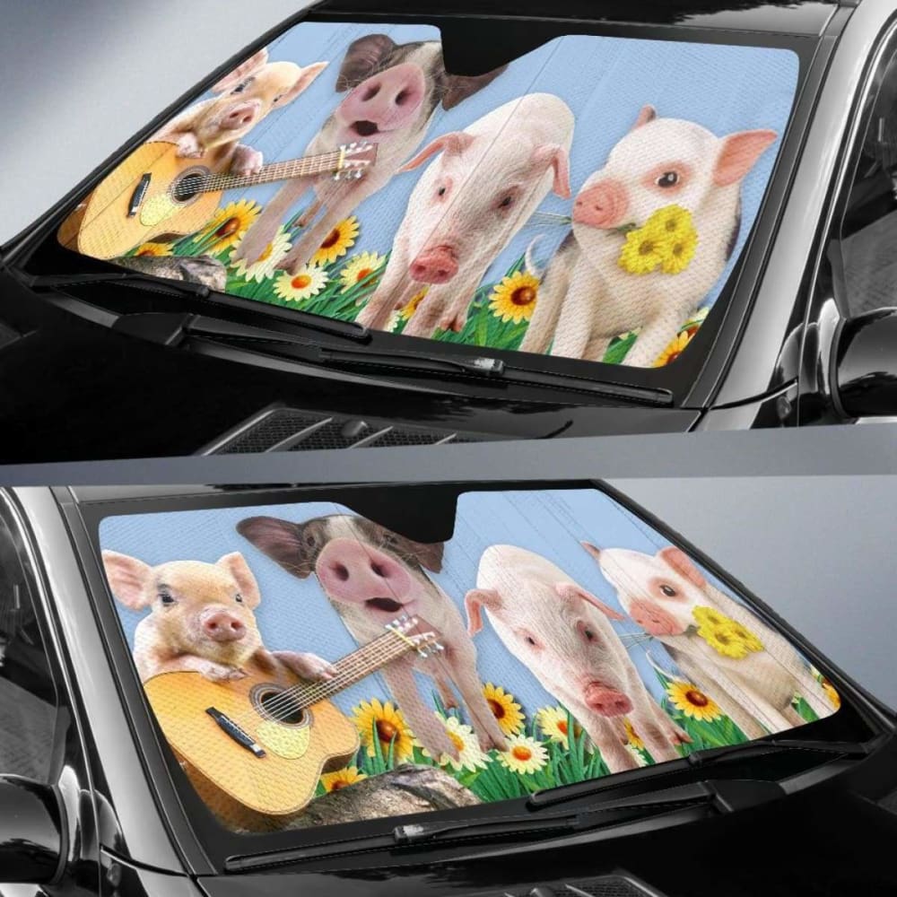 Auto Sun Shades - Pig