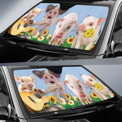 Auto Sun Shades - Pig