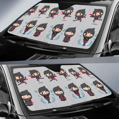 Cute Ninja Pattern Car Auto Sun Shades