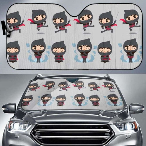 Cute Ninja Pattern Car Auto Sun Shades