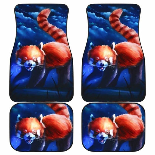 Red Mink Moutain Japan Animal Car Floor Mats
