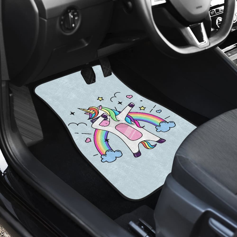 Pride LGBT Custom Funny Unicorn Love Car Floor Mats
