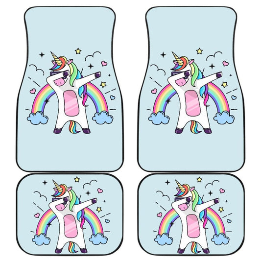 Pride LGBT Custom Funny Unicorn Love Car Floor Mats